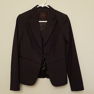 Like new suit jacket with subtle gray stripes